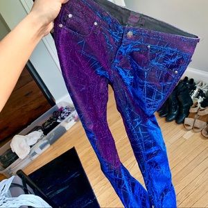 Daang Goodman TRIPP NYC Iridescent Skinny Jeans